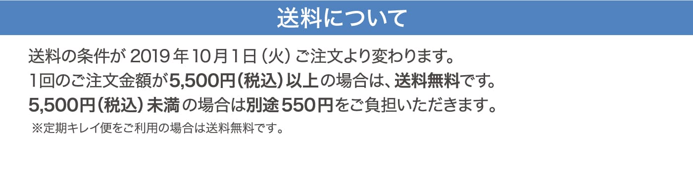 送料について
